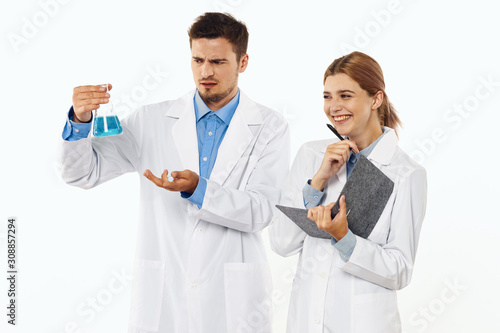 group of doctors in hospital