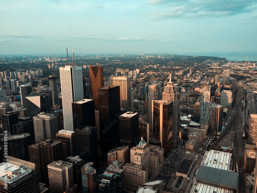 Obraz premium Boston Skyline