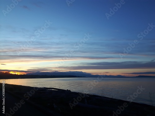 Evening beach