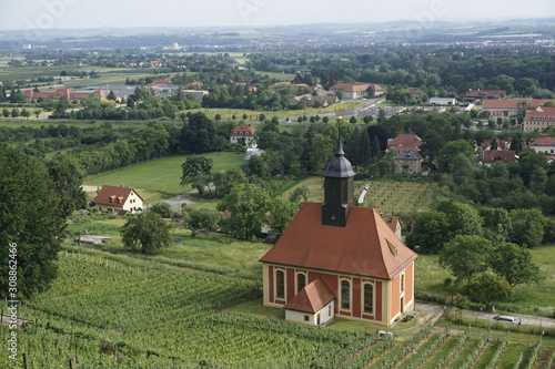 The vinyard church in Dresden Pillnitz, Germany