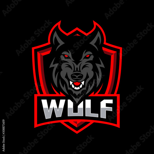 wolves esport logo vector