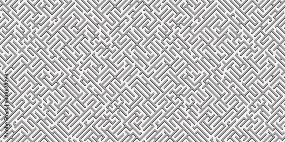Seamless linear maze structure. Abstract labyrinth seamless pattern. Seamless linear maze structure. Abstract labyrinth seamless pattern.