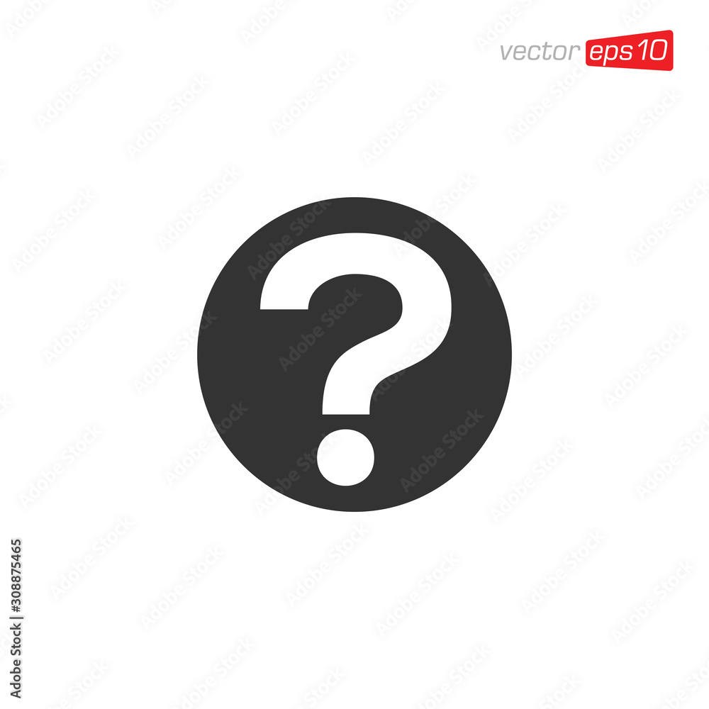 Question Symbol Icon Design Vector