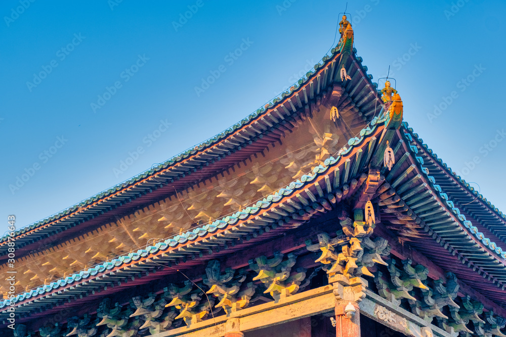 Naklejka premium A Chinese Temple