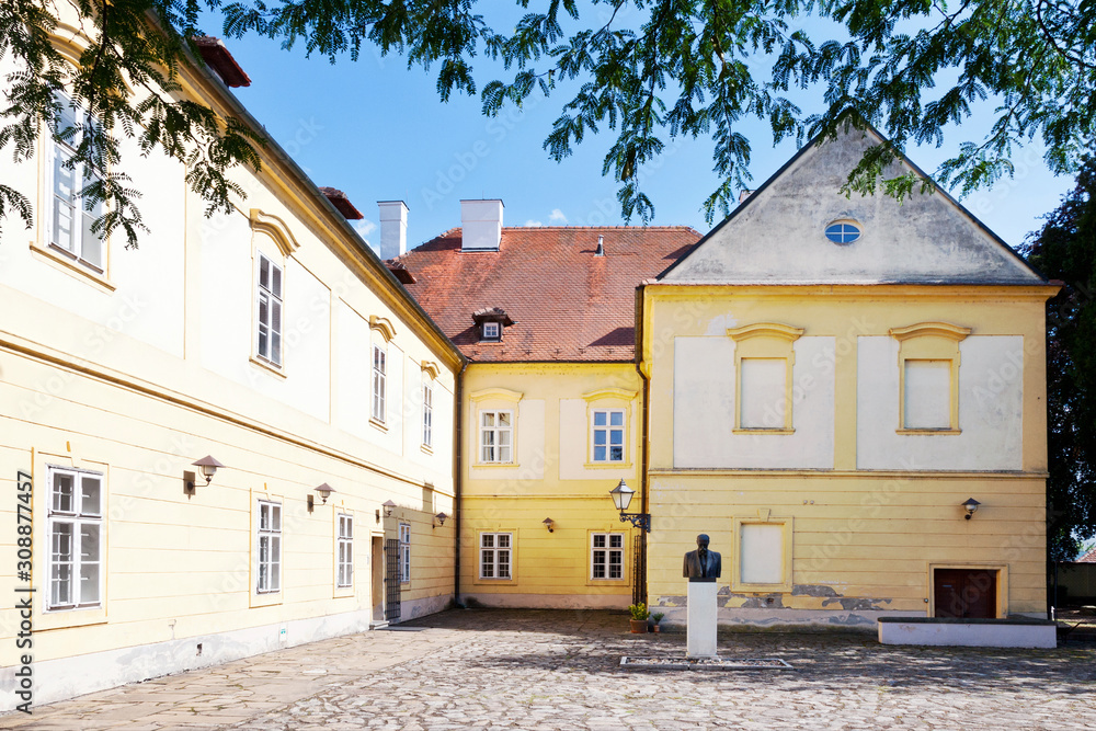 castle and Museum of TGM, Hodonin town, South Moravia, Czech republic
