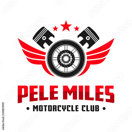 Motorcycle club community logo design