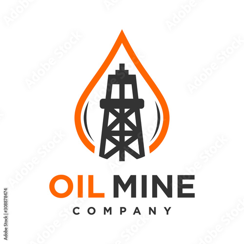 oil mine logo design your company