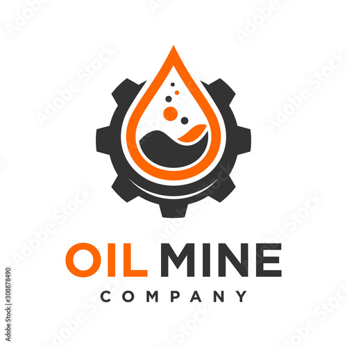 oil mine logo design your company