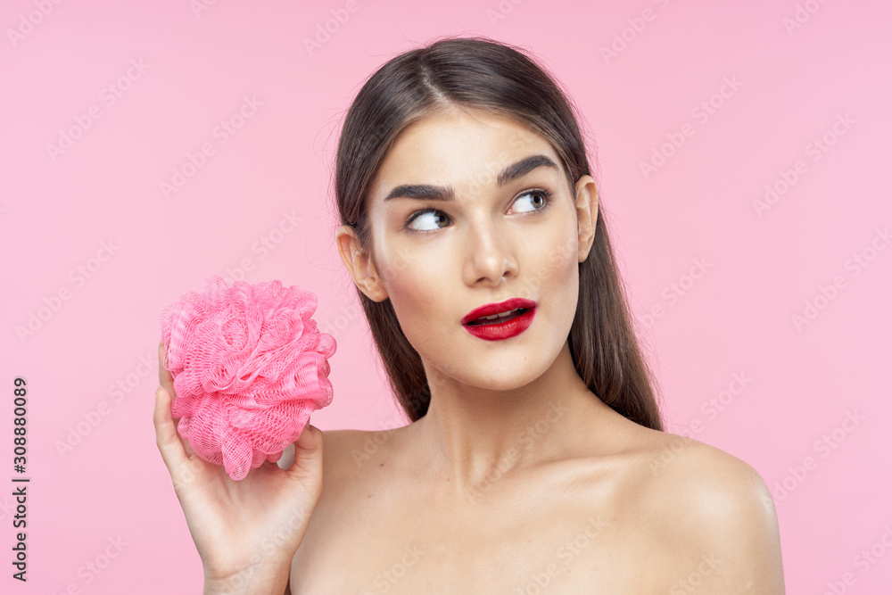 beautiful woman bare shoulders clean skin beautiful woman bare shoulders clean skin