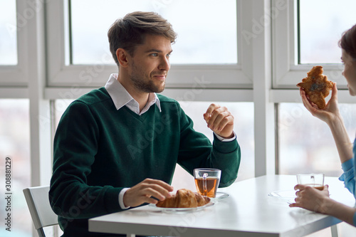 Wallpaper Mural man in cafe Torontodigital.ca