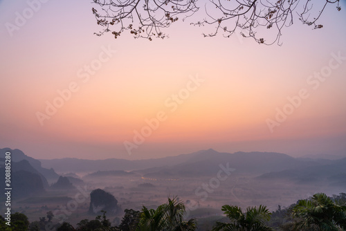 Beautiful morning view of Phulangka photo