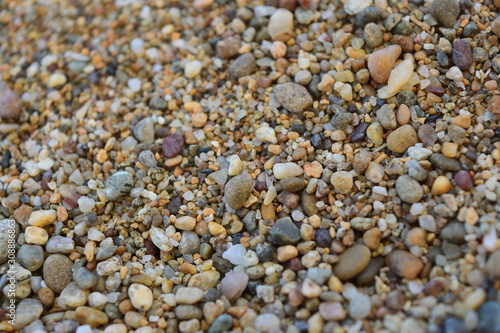 Beach gravel - turkish aegean island Gokceada (Imbros)