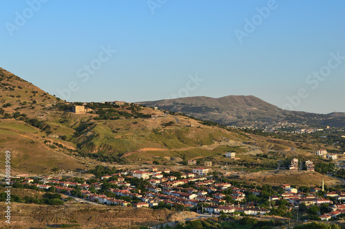 View of Badelmi area from Kalekoy - turkish aegean island Gokceada (Imbros)