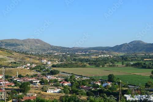 View of Badelmi area from Kalekoy - turkish aegean island Gokceada (Imbros)