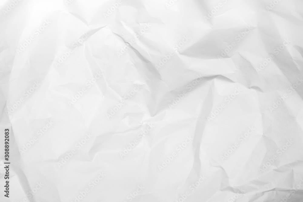 White crumpled paper texture background. White crumpled paper texture background.