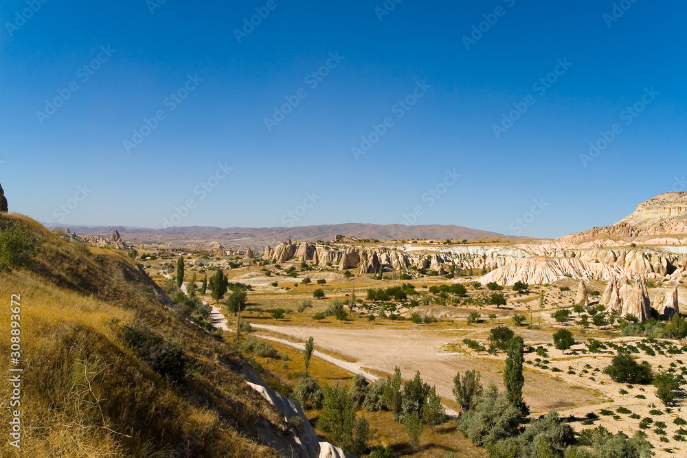 Beautiful unusual mountain area with agricultural land. Beautiful unusual mountain area with agricultural land.