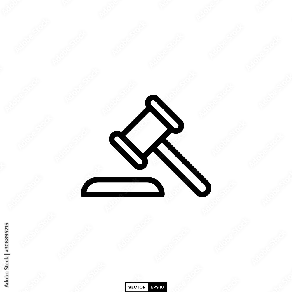 Auction icon, design inspiration vector template for interface and any purpose Auction icon, design inspiration vector template for interface and any purpose