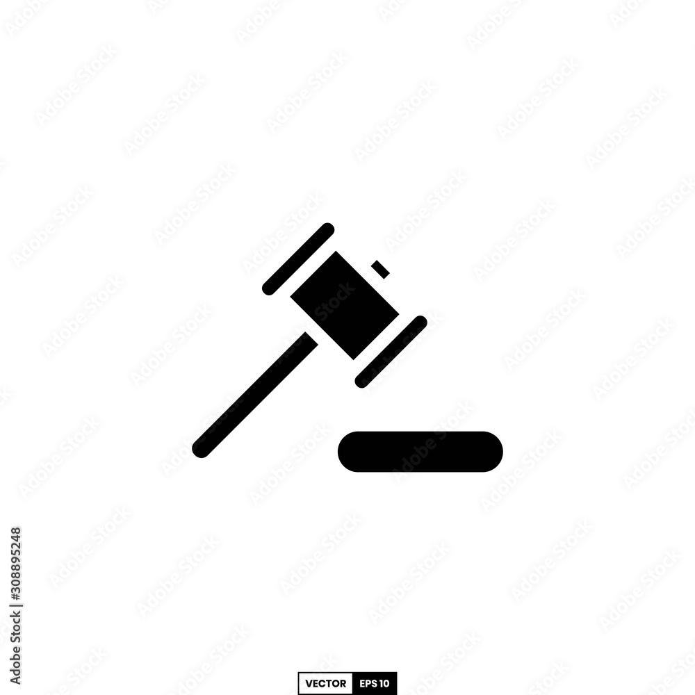 Auction icon, design inspiration vector template for interface and any purpose Auction icon, design inspiration vector template for interface and any purpose
