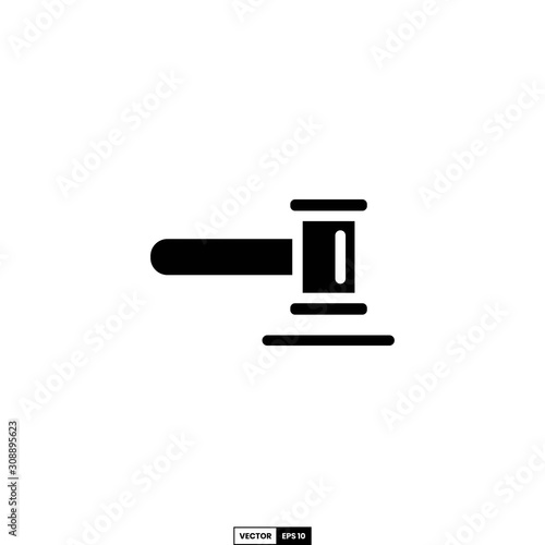Auction icon, design inspiration vector template for interface and any purpose
