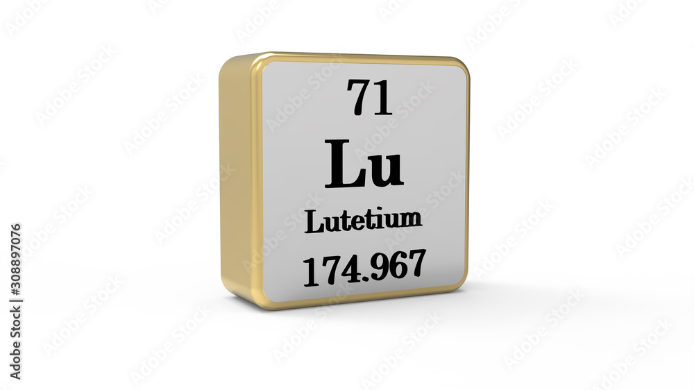 3d Lutetium Element Sign. Stock image. 3d Lutetium Element Sign. Stock image.