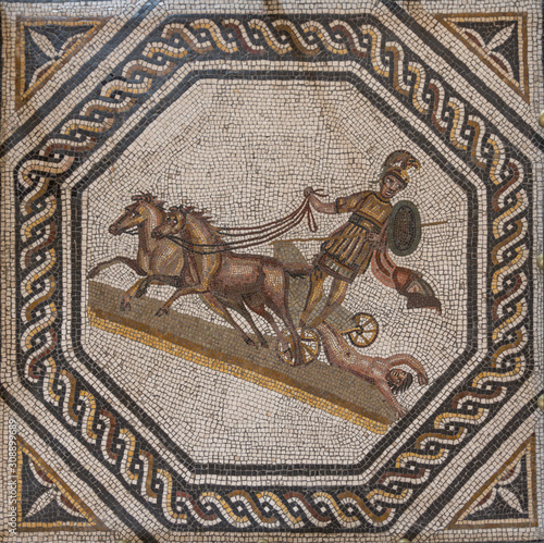 Fotografie antiguo mosaico romano