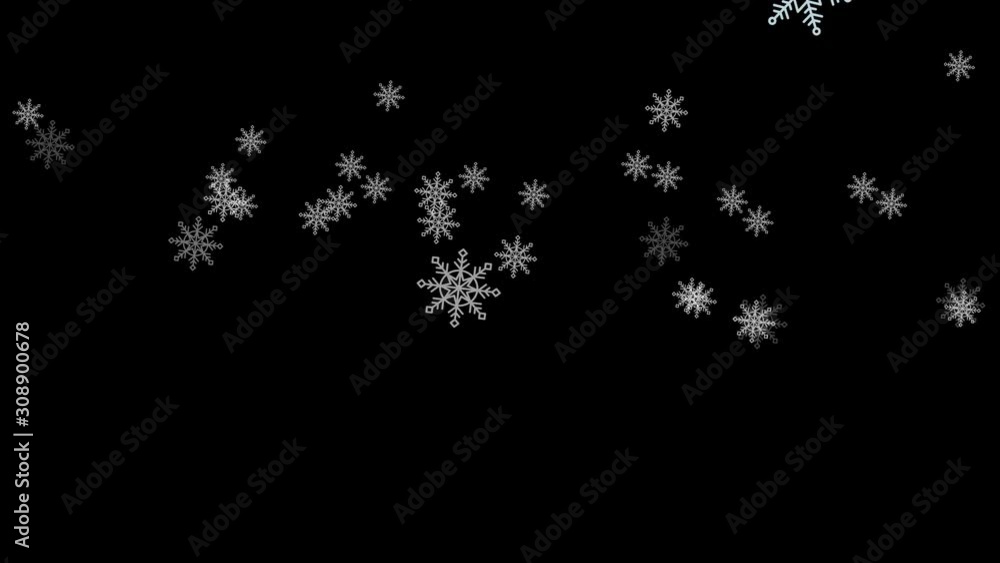 Seamless Winter Themed Background With Hand Drawn Falling Snowflakes. Great For Your Winter / Christmas Related Projects. Seamless Winter Themed Background With Hand Drawn Falling Snowflakes. Great For Your Winter / Christmas Related Projects.