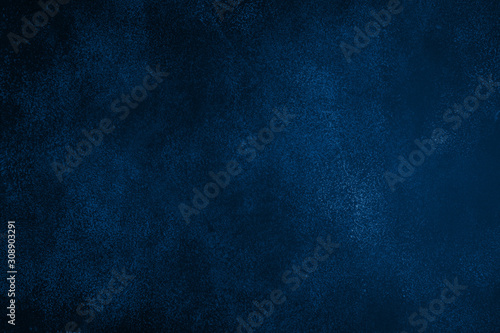 dark concrete textire tinted in trend color 2020 classic blue