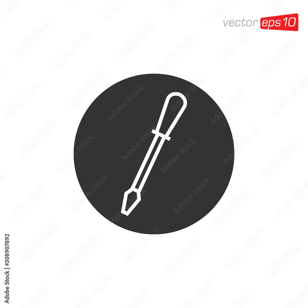 Screwdriver Mechanic Icon Design Vector Screwdriver Mechanic Icon Design Vector