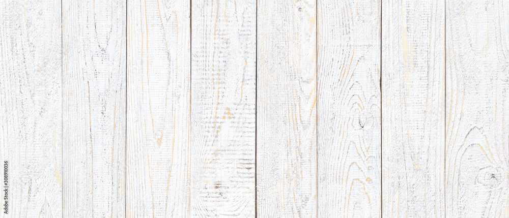 Fototapeta premium wood texture, old wood board pattern, white background with copy space