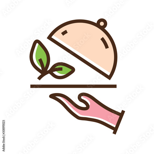 Color icon dish