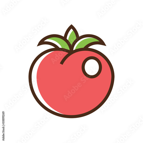 Color icon tomato