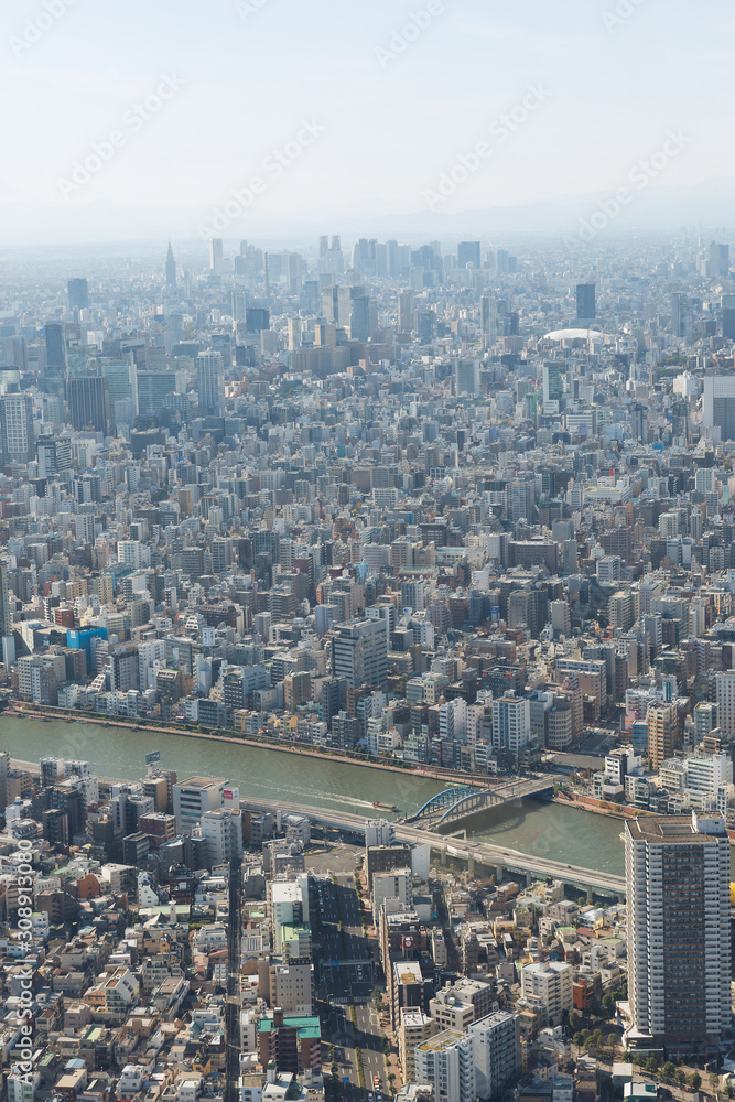 東京スカイツリーからの景色