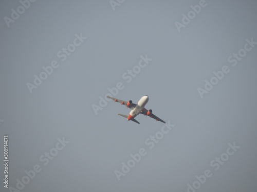 EasyJet Airbus A320 taking off in Naples