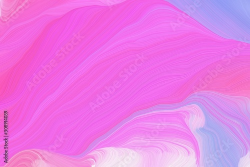 colorful modern soft curvy waves background illustration with violet, lavender and plum color