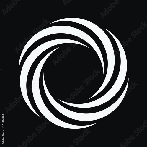Simple element logo with a circle for inspiration - Vector