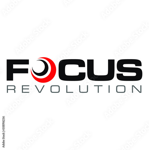 Initial / Letter FOCUS for logo design inspiration - Vector