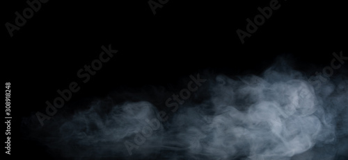 Abstract smoke on black background © bank_jay