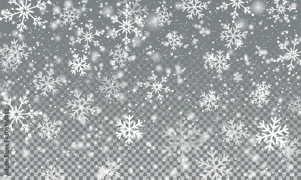 Falling snow background. Vector illustration Falling snow background. Vector illustration
