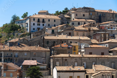 Panoramic view of Mormanno, Calabria photo