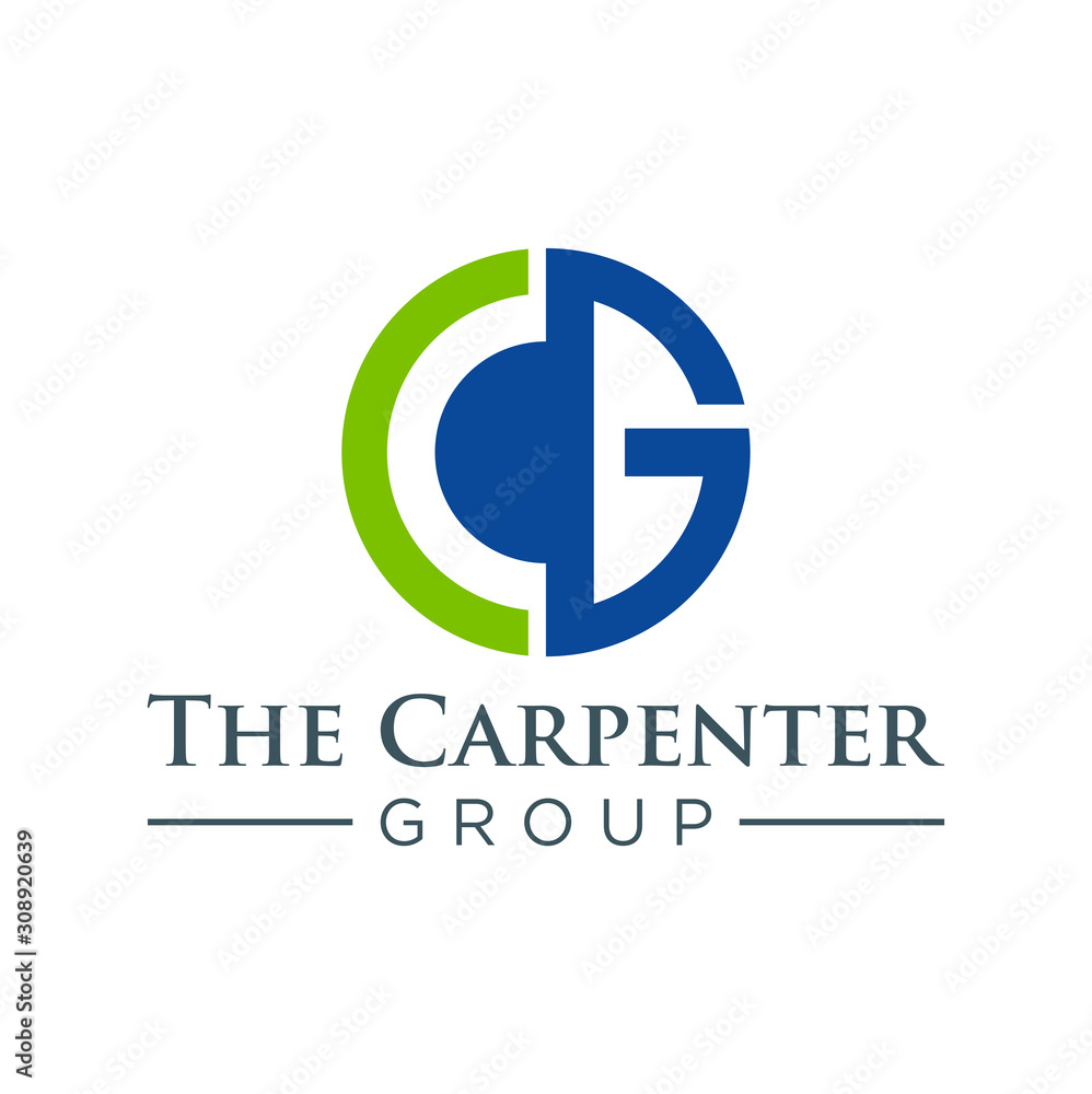 Initial / Letter C and G for logo design inspiration - Vector Initial / Letter C and G for logo design inspiration - Vector