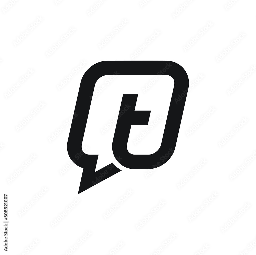 Initial / Letter T for logo design inspiration - Vector Initial / Letter T for logo design inspiration - Vector
