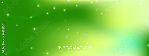 Green Wireless Texture. Tec...