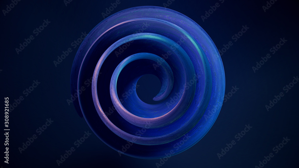 Organisches Design: Blauer Vortex | 4/10 Organisches Design: Blauer Vortex | 4/10
