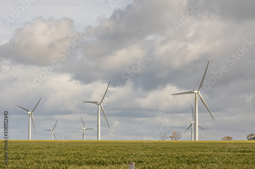 Wind Farm in rural South Australia provides green alternative energy