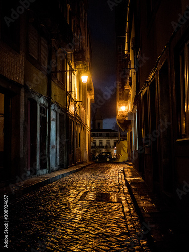 Portugal, Porto: nachts