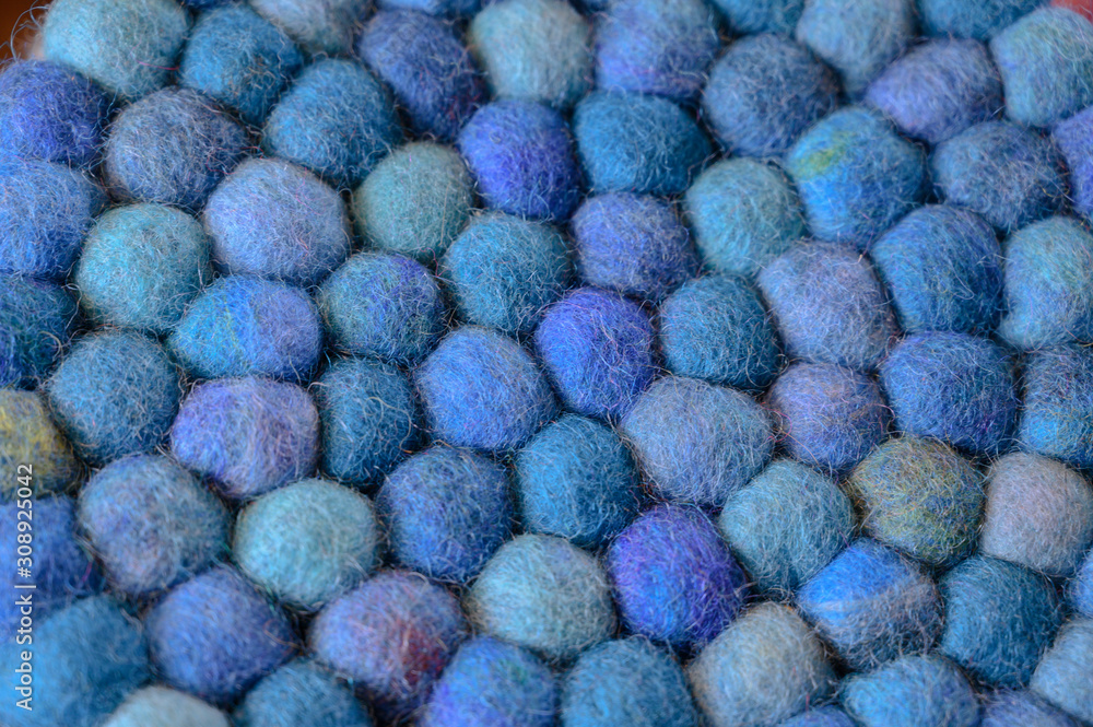 Yarn on a colorful background Yarn on a colorful background