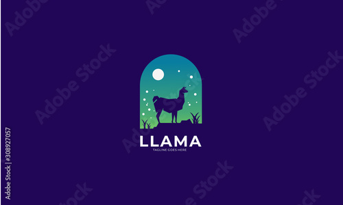 Llama logo design