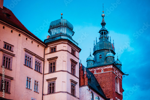 Warsaw, Poland - JULY 28, 2017: Street view of Central part of Warsaw, capital of Poland photo