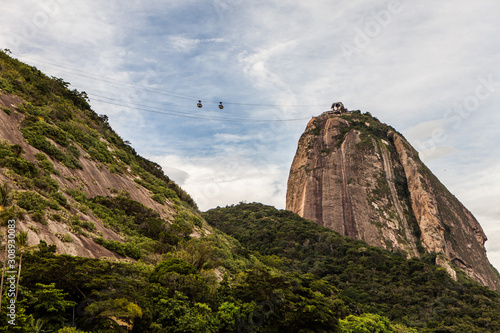 Wallpaper Mural Cable car to Sugarloaf mountain in Rio de Janeiro, Brasil Torontodigital.ca