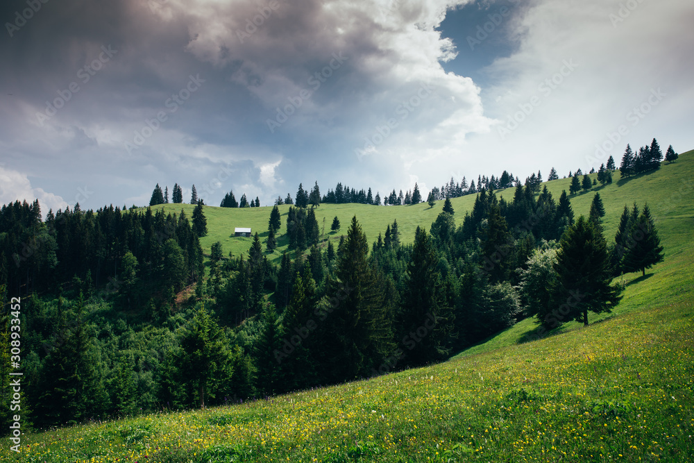 Naklejka premium Beautiful landscape from Transylvania, Romania
